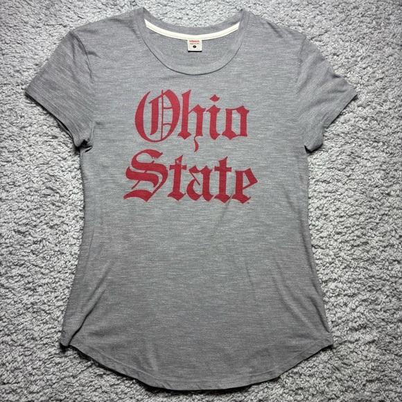 The Ohio State University Shirt Womens Small Crewneck Tee Old English Spellout - Picture 1 of 4